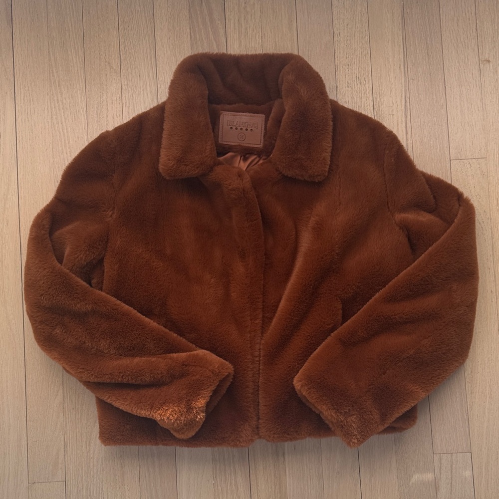 BLANK NYC Cropped Faux Fur Jacket - Picture 3 of 7